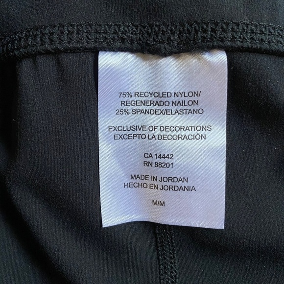 Mondetta Ladies High Waist Biker Shorts, Medium, Black, NWT - Picture 14 of 15